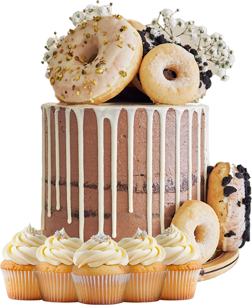 cake and cupacke set